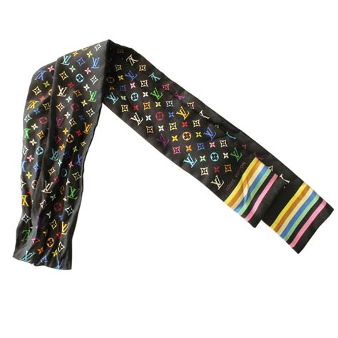 louis vuitton multicolor scarf|genuine louis vuitton scarf.